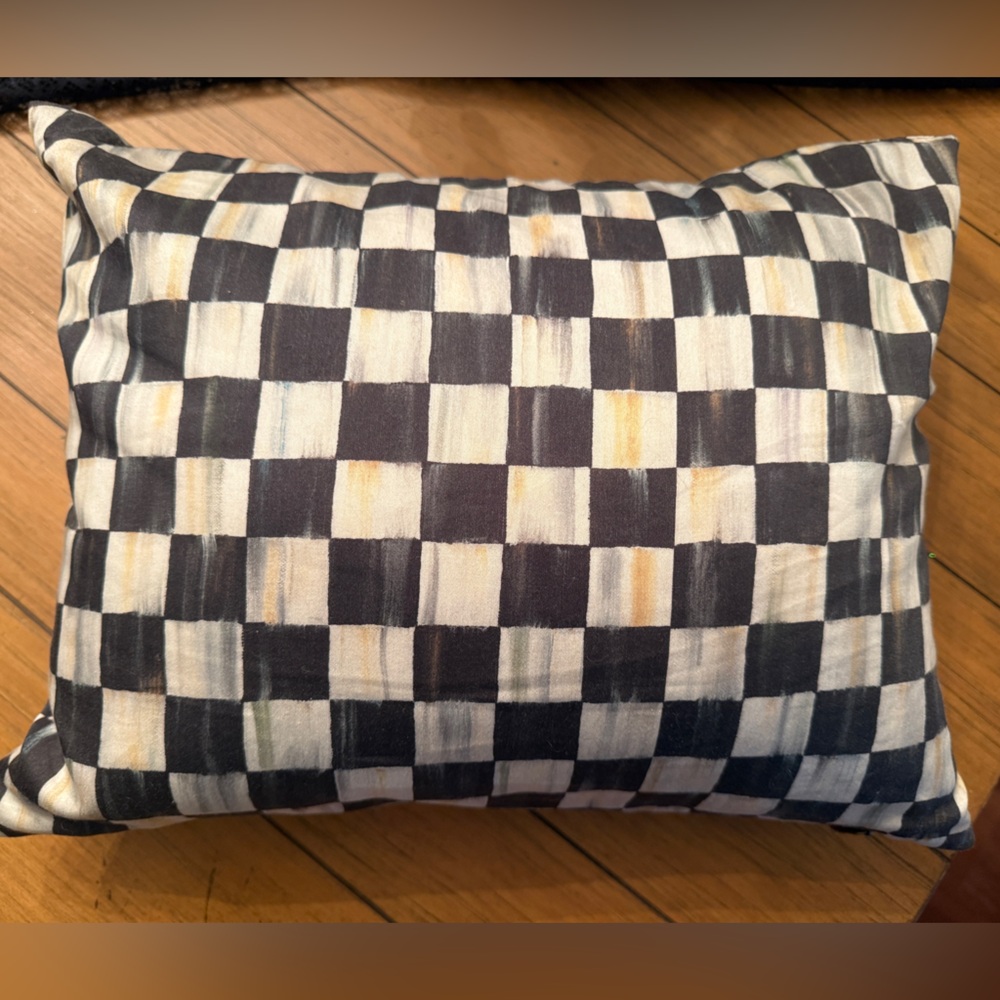 MacKenzie Childs Courtly Check Accent Pillow